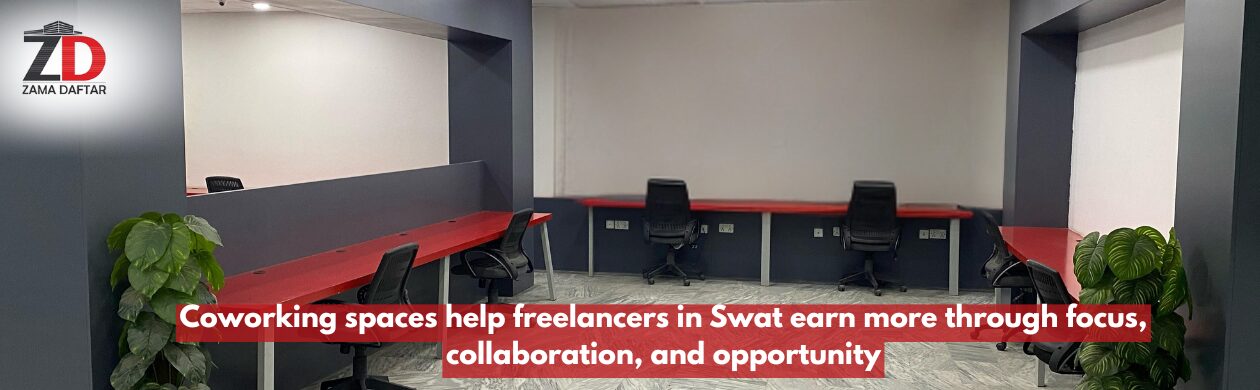 Coworking space in Swat helping freelancers increase focus, collaboration, and earnings.