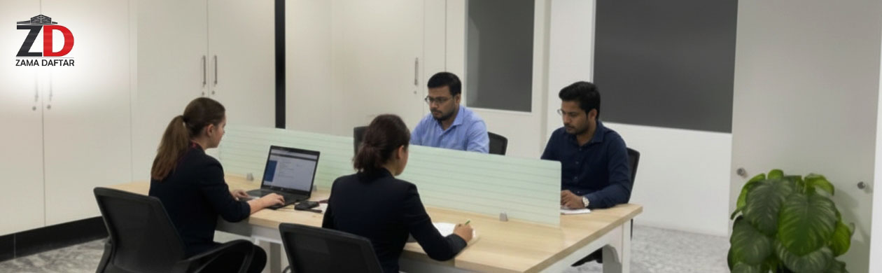 Personalised private office at Zama Daftar designed to improve focus and productivity.